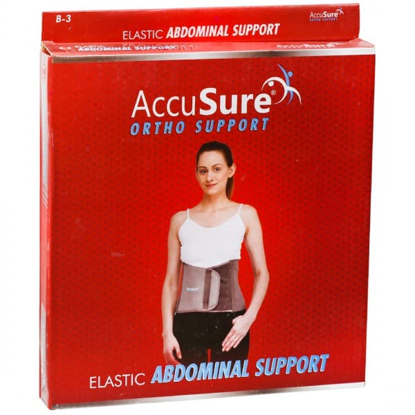AccuSure Ortho Support Elastic Abdominal Support XL