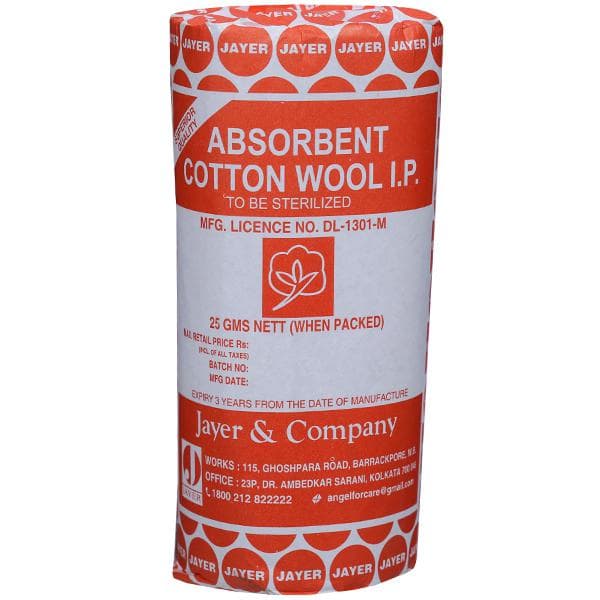 Cotton Wool Absorbent (Jayer) 25 g