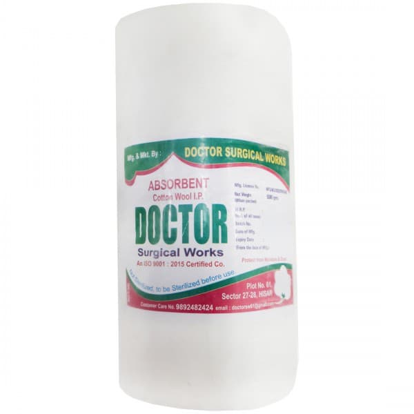 Cotton Wool Absorbent (Doctor Surgical) 500 g
