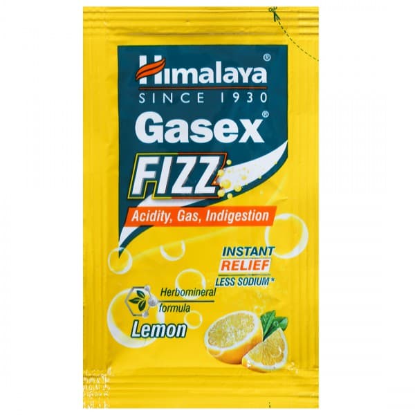 Himalaya Gasex Fizz Instant Relief Lemon 5 g
