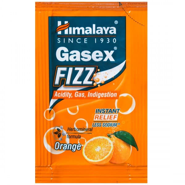 Himalaya Gasex Fizz Instant Relief Orange 5 g