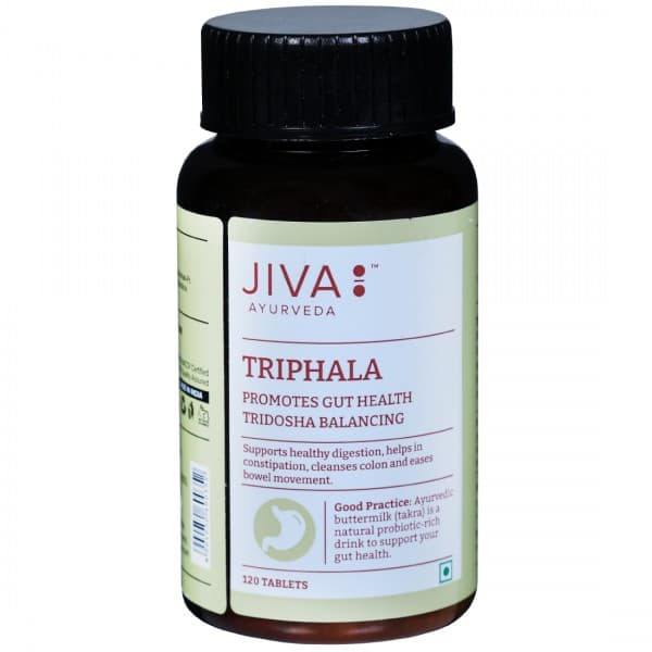 Jiva Ayurveda Triphala 500 mg 120 Tablets