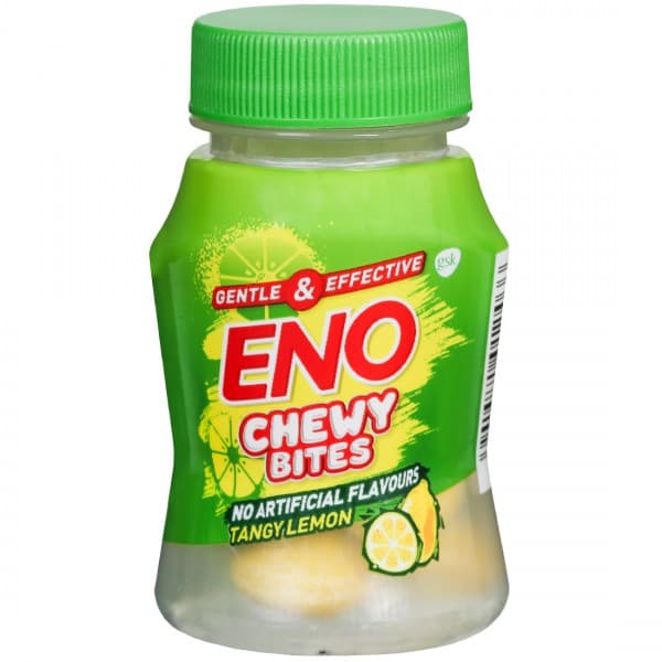 Eno Chewy Bites Tangy Lemon Jar 10 Tablets