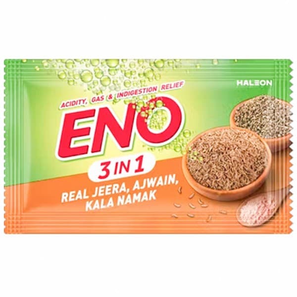 Eno 3 In 1 Real Jeera Ajwain Kala Namak Powder 5 g