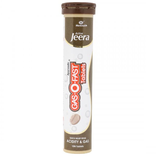 Gas O Fast Active Jeera 10 Tablets