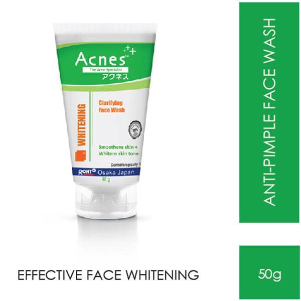 Acnes Whitening Clarifying Face Wash 50 g