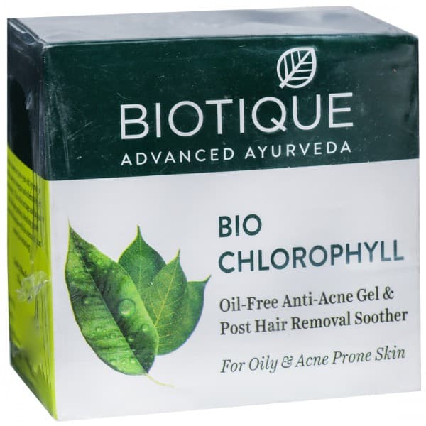 Biotique Bio Chlorophyll Oil Free Anti Acne Gel & Post Hair Removal Soother 50 g