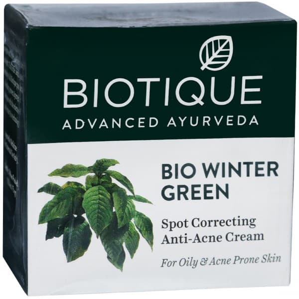 Biotique Bio Winter Green Spot Correcting Anti Acne Cream 15 g