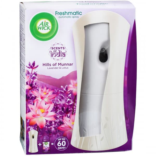 Air Wick Hills Of Munnar Lavender & Lotus Freshmatic Automatic Spray With Device 250 ml