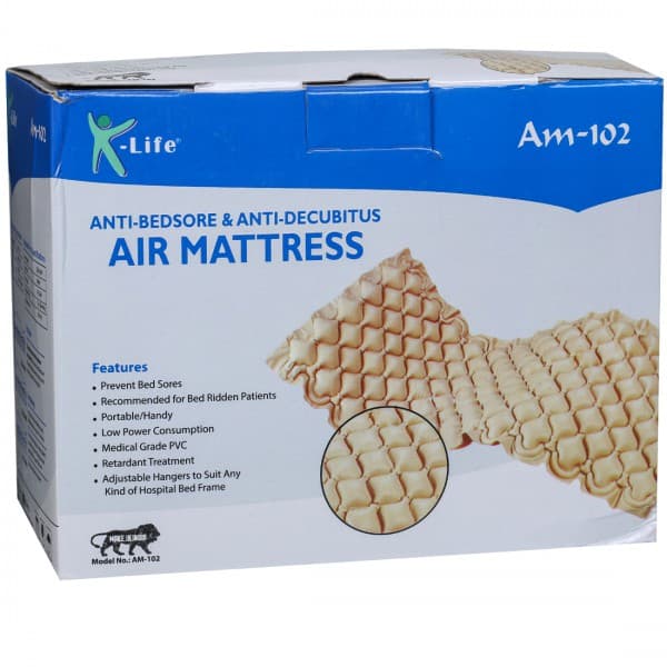 K Life Anti-Bedsore & Anti-Decubitus Air Mattress (AM-102) 29.5 cm x 16.5 cm x 18.5 cm Pack Of 1
