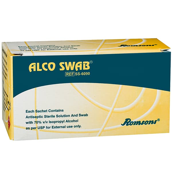 Alco Swab (Romsons) Pack of 100