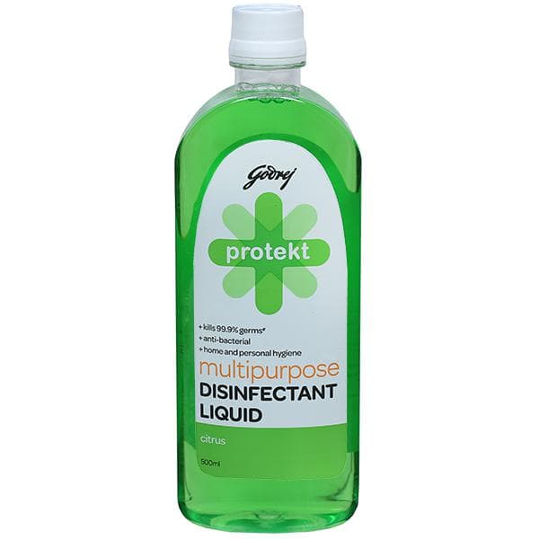 Godrej Protekt Multipurpose Disinfectant Liquid Citrus 500 ml