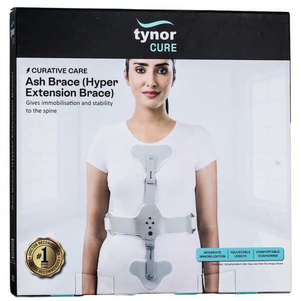 Tynor Cure Ash Brace (Hyper Extension Brace) Regular