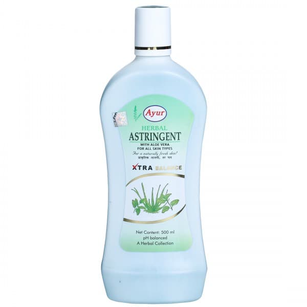 Ayur Herbal Astringent Lotion With Aloevera 500 ml