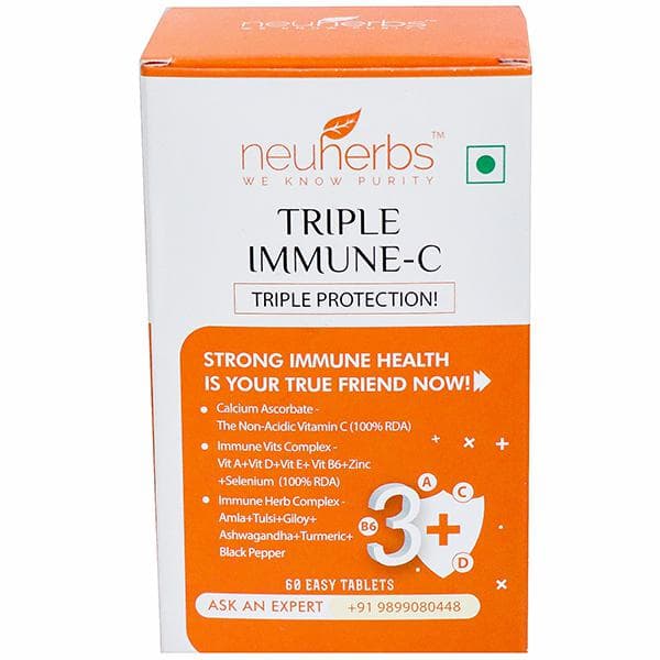 Neuherbs Triple Immune C Triple Protection 60 Tablets