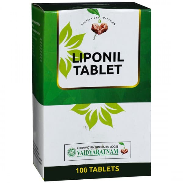 Vaidyaratnam Liponil 100 Tablets