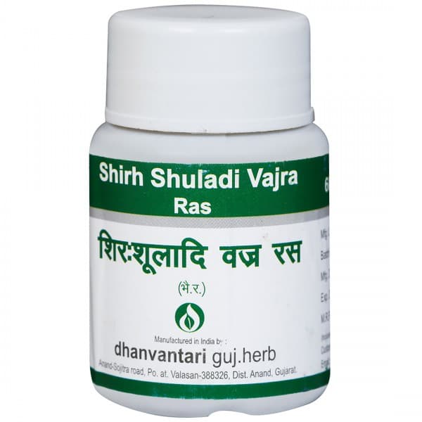 Dhanvantari Shirh Shuladi Vajra Ras 60 Tablets