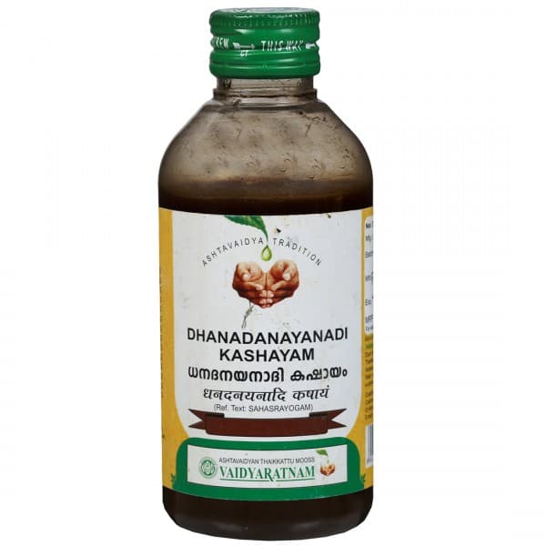 Vaidyaratnam Dhanadanayanadi Kashayam 200 ml
