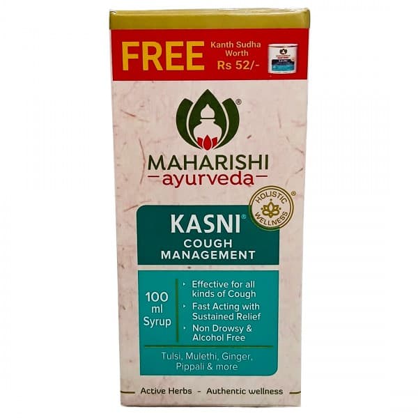 Maharishi Ayurveda Kasni Syrup (Free Kanth Sudha Worth Rs. 52) 100 ml