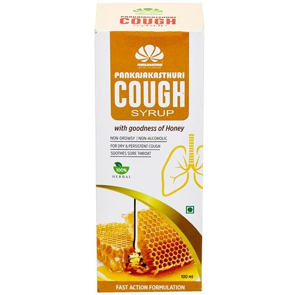Pankajakasthuri Cough With Goodness Of Honey Syrup 100 ml