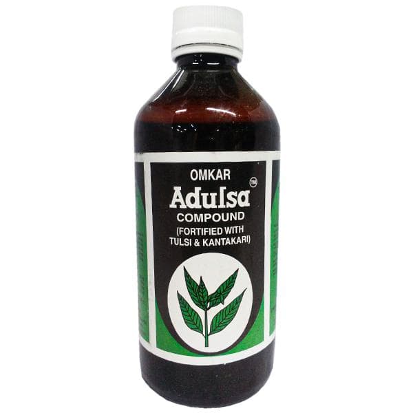 Omkar Adulsa Compound Fortified With Tulsi & Kantakati 400 ml