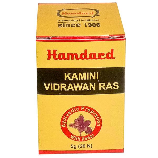 Hamdard Kamini Vidrawan Ras 5 g / 20 Tablets