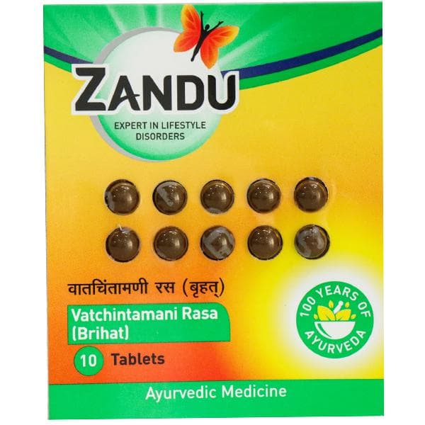 Zandu Vatchintamani Rasa Brihat 10 Tablets