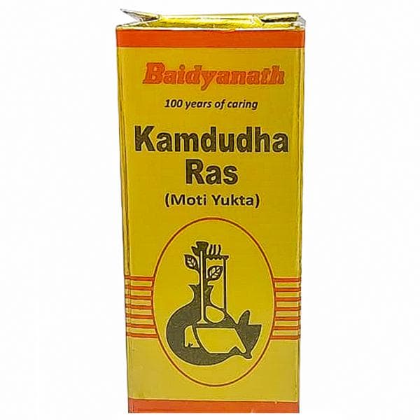 Baidyanath Nagpur Kamdudha Ras (Moti Yukta) 25 Tablets