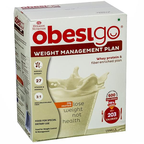 Obesigo Vanilla Shake Powder 7 x 58 g