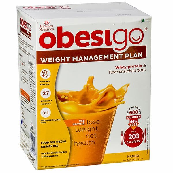 Obesigo Mango Shake Powder 7 x 58 g