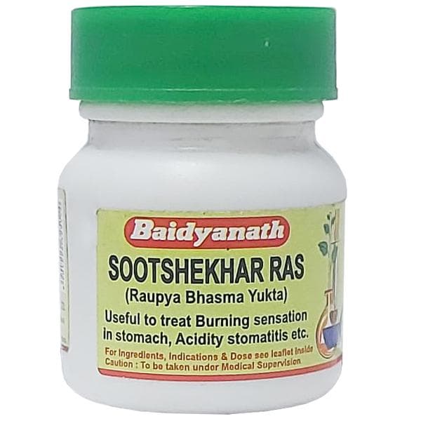 Baidyanath Nagpur Sootshekhar Ras 40 Tablets