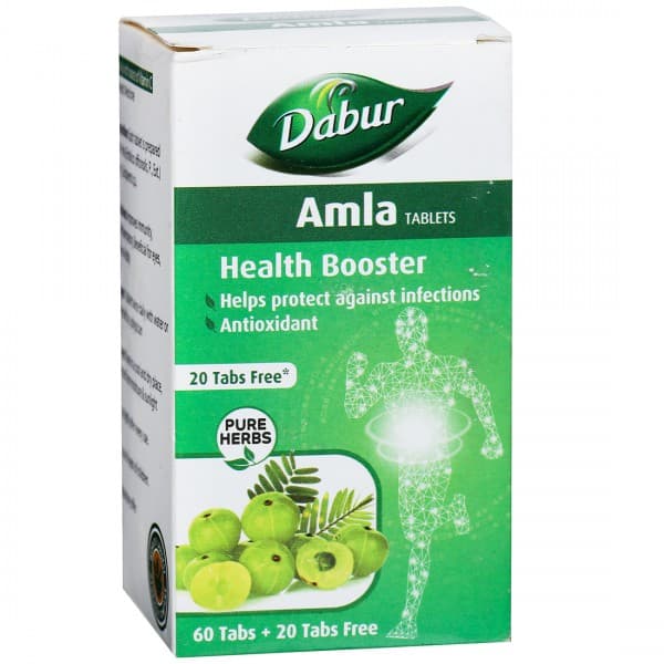 Dabur Amla (Free 20 Tablets) 60 Tablets
