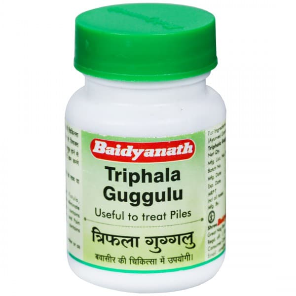 Baidyanath Nagpur Triphala Guggulu 80 Tablets