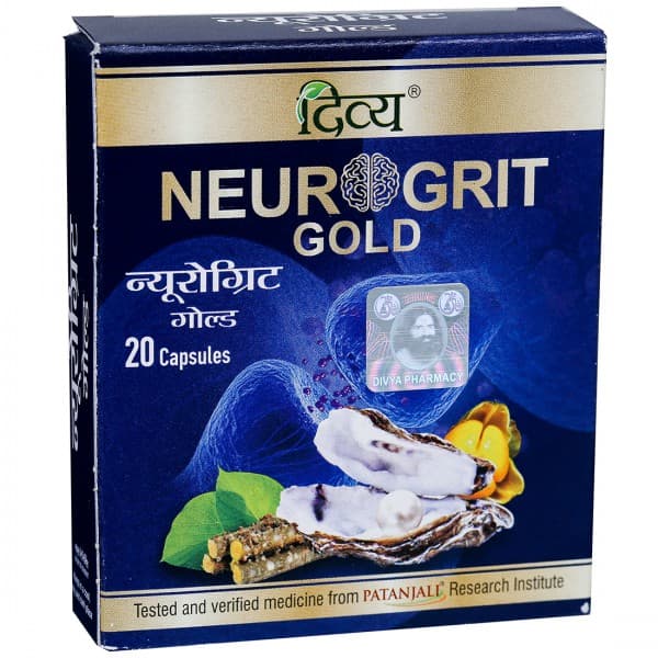 Divya Neurogrit Gold 2 x 10 Capsules