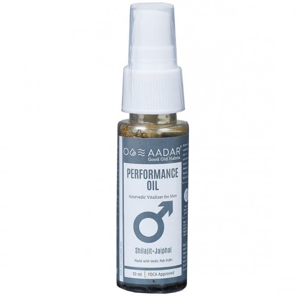 Aadar Good Old Habits Performance Oil Shilajit + Jaiphal 30 ml