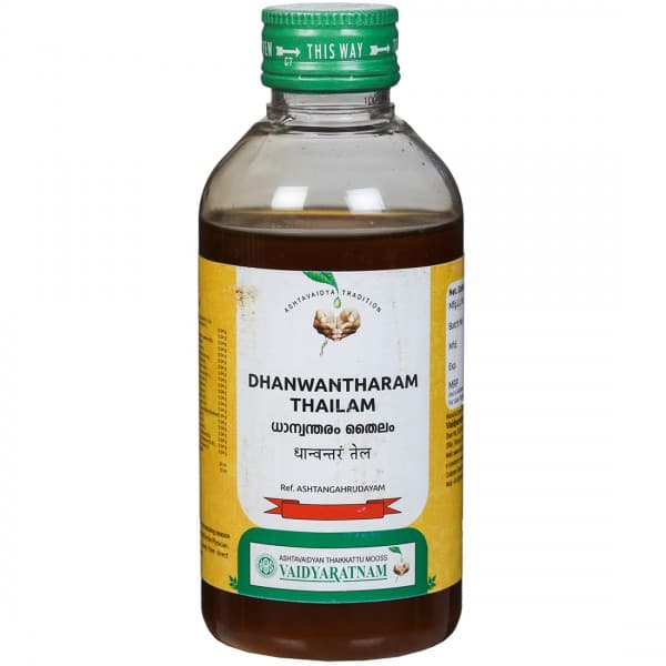 Vaidyaratnam Dhanwantharam Thailam 200 ml