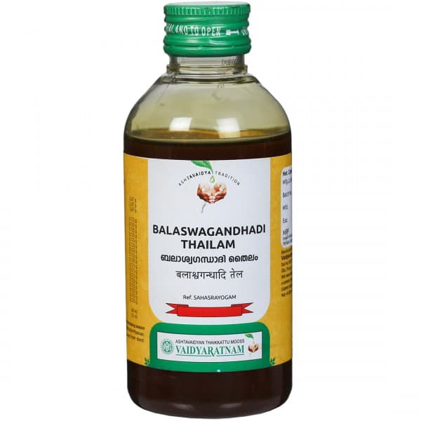 Vaidyaratnam Balaswagandhadi Thailam 200 ml