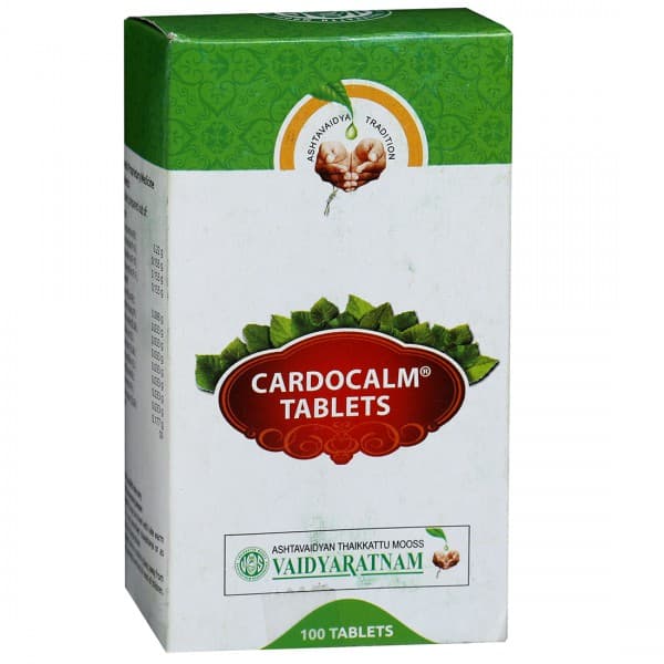 Vaidyaratnam Cardocalm 100 Tablets