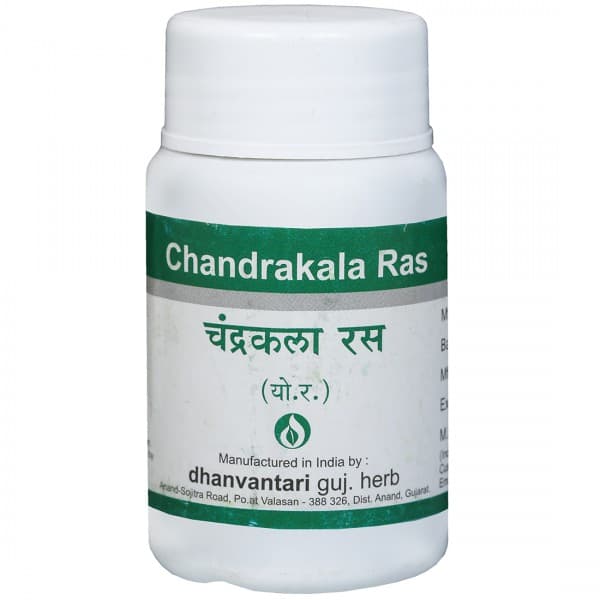 Dhanvantari Chandrakala Ras 60 Tablets