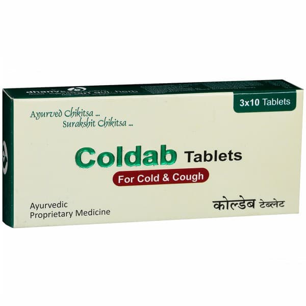 Dhanvantari Coldab 3 x 10 Tablets