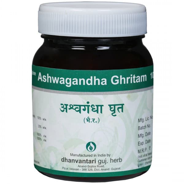 Dhanvantari Ashwagandha Ghritam 100 g