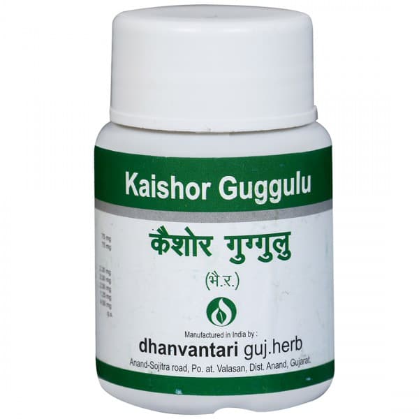 Dhanvantari Kaishor Guggulu 60 Tablets