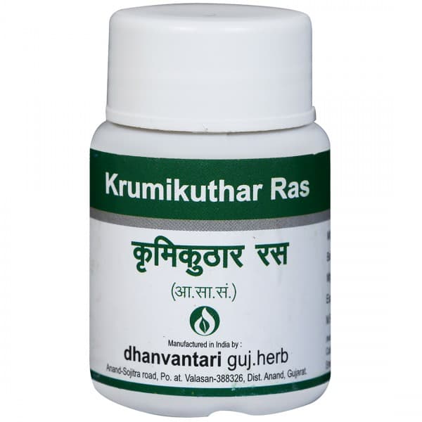Dhanvantari Krumikuthar Ras 60 Tablets