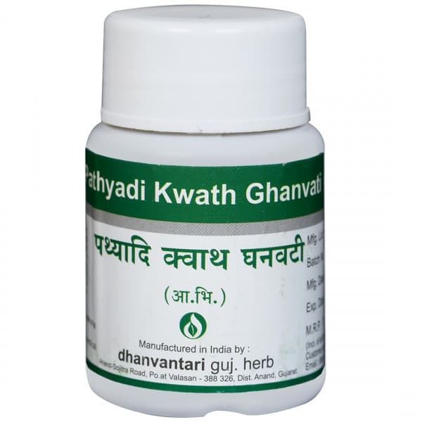 Dhanvantari Pathyadi Kwath Ghanvati 60 Tablets