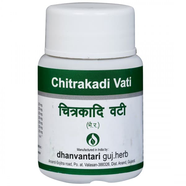 Dhanvantari Chitrakadi Vati 60 Tablets