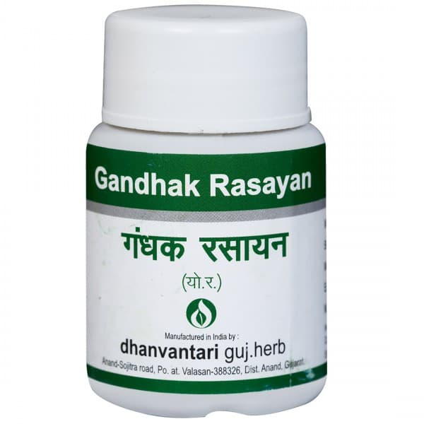 Dhanvantari Gandhak Rasayan 60 Tablets