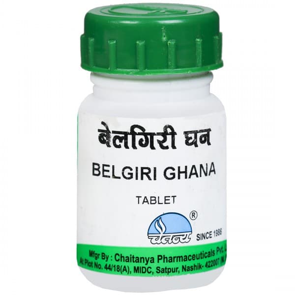 Chaitanya Belgiri Ghana 250 mg 60 Tablets