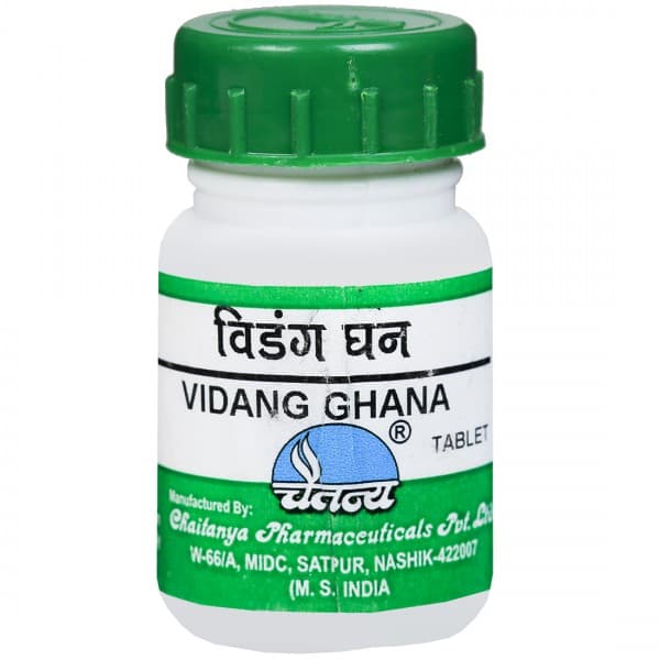 Chaitanya Vidang Ghana 250 mg 60 Tablets