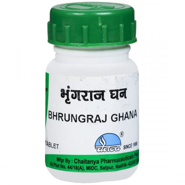 Chaitanya Bhrungraj Ghana 250 mg 60 Tablets