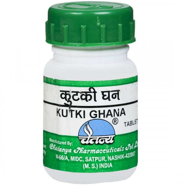 Chaitanya Kutki Ghana 250 mg 60 Tablets